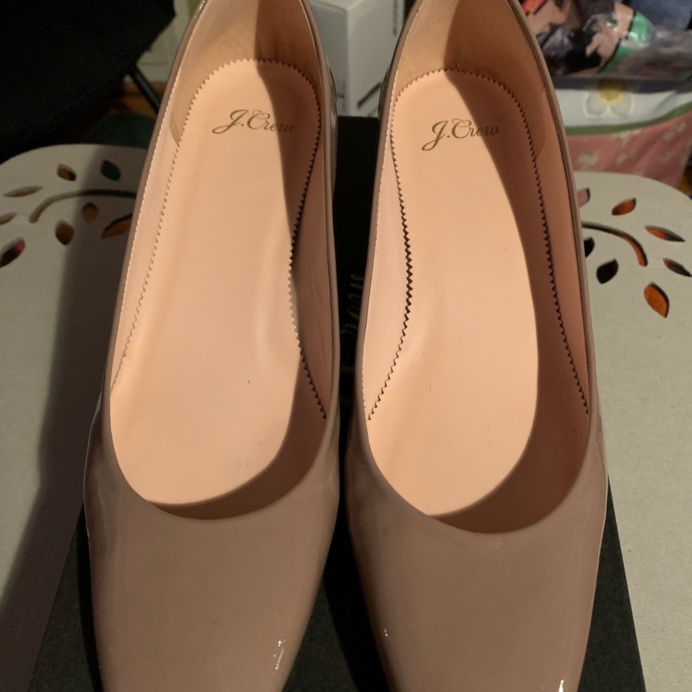 J Crew Classic Block heel Pumps Deep Blush size 9.5 NIB